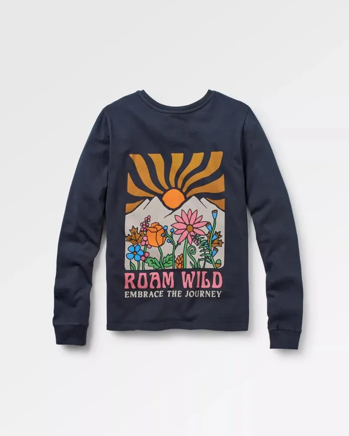 Women Tops Passenger Roam Wild LS TShirt Black Black