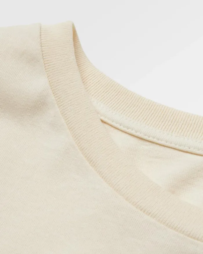 Women Tops Passenger Roam Wild Recycled Cotton Oversized LS TShirt Birch Birch