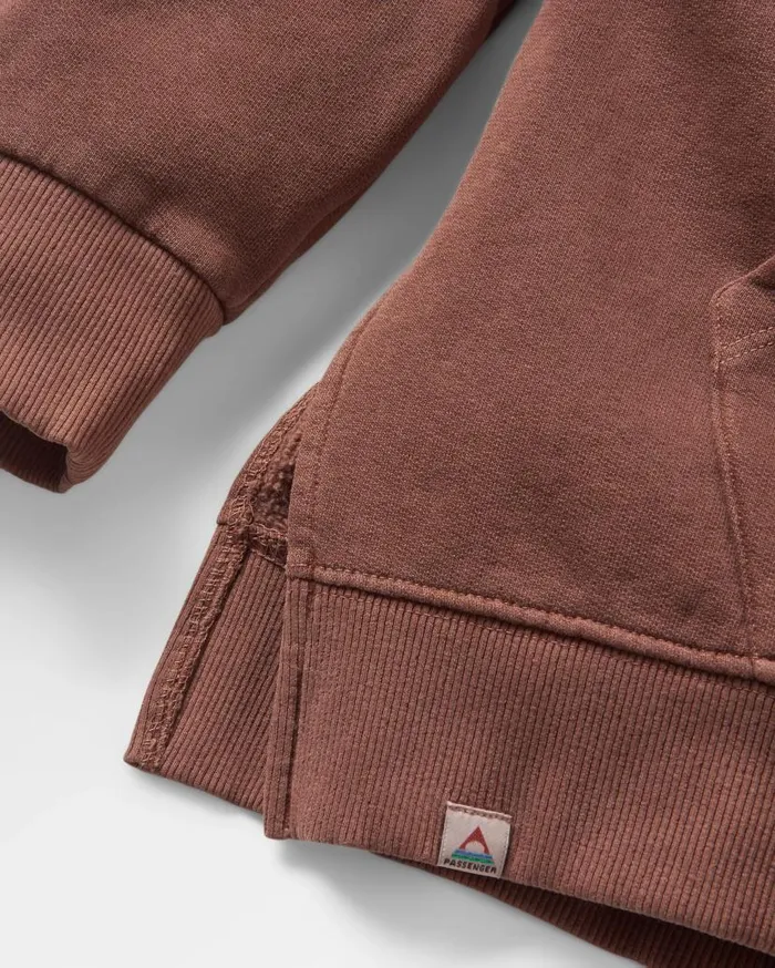 Women Tops Passenger Rooted In Nature Hoodie Chestnut Chestnut