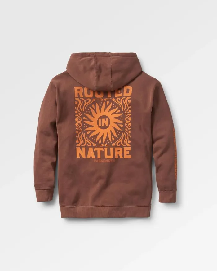 Women Tops Passenger Rooted In Nature Hoodie Chestnut Chestnut