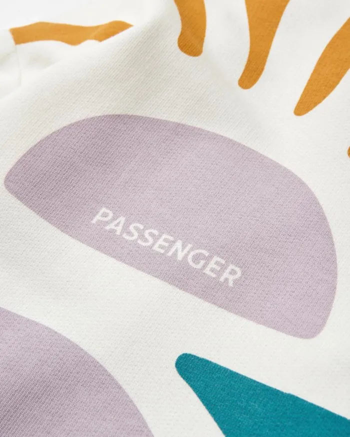 Women Tops Passenger Sunsets Organic Cotton Sweatshirt Marshmallow Marshmallow