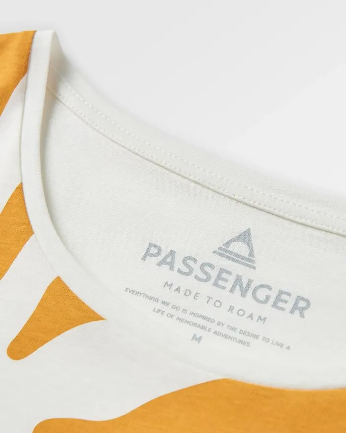 Women Tops Passenger Sunsets Organic Cotton TShirt Marshmallow Marshmallow