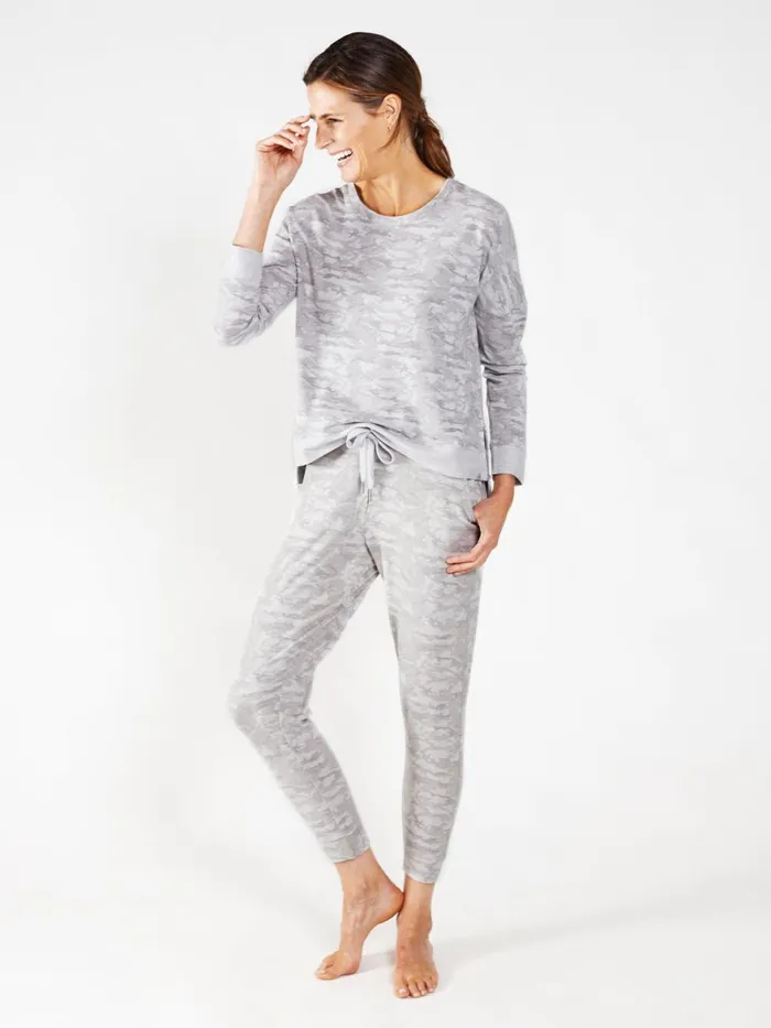 Women Varsity Brushed Lightweight Jogger Tasc Performance Lounge