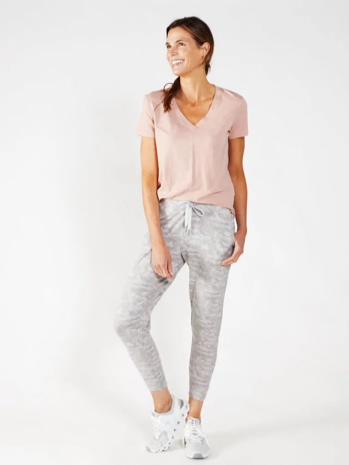 Women Varsity Brushed Lightweight Jogger Tasc Performance Lounge