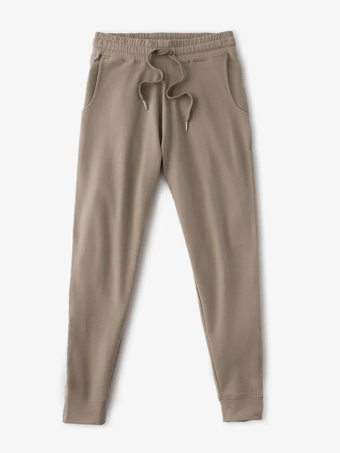 Women Varsity Brushed Lightweight Jogger Tasc Performance Lounge