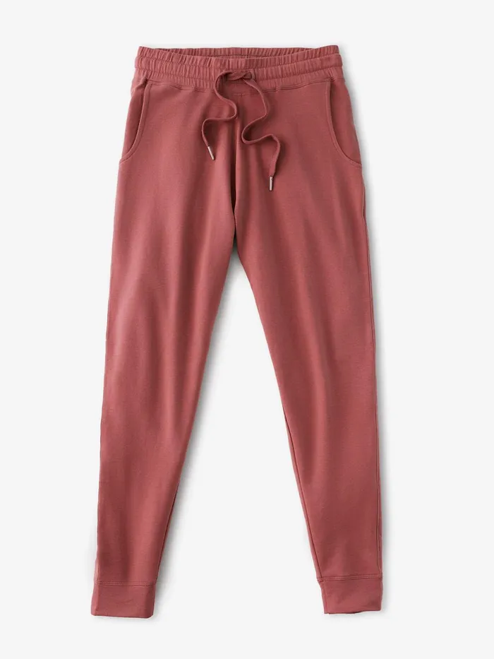 Women Varsity Brushed Lightweight Jogger Tasc Performance Lounge