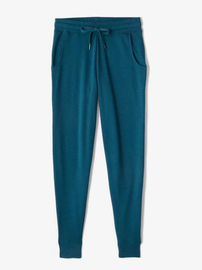 Women Varsity Brushed Lightweight Jogger Tasc Performance Lounge