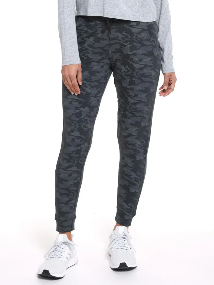 Women Varsity Brushed Lightweight Jogger Tasc Performance Lounge