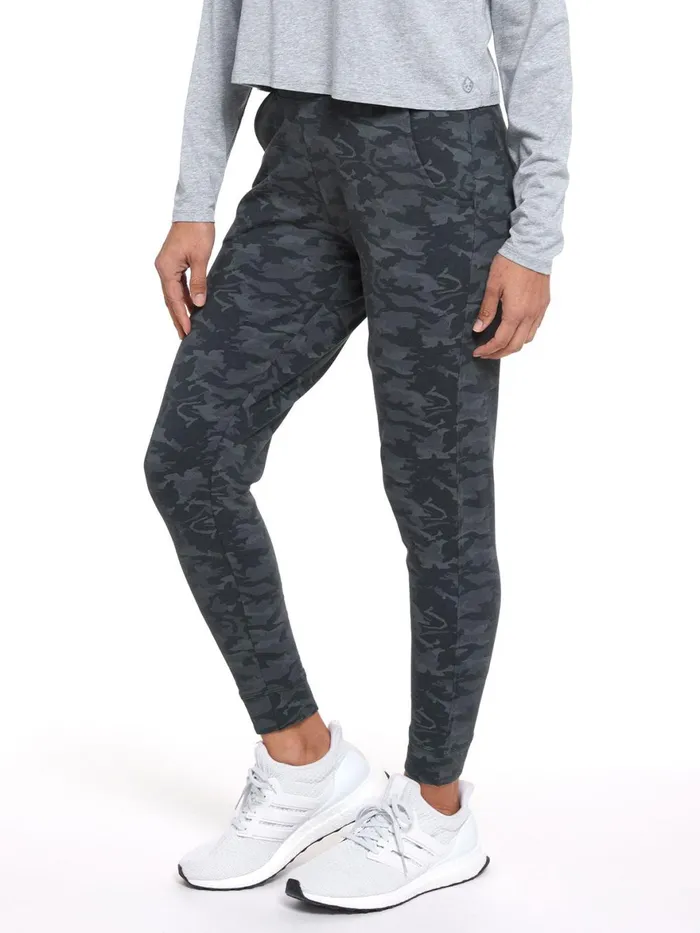 Women Varsity Brushed Lightweight Jogger Tasc Performance Lounge