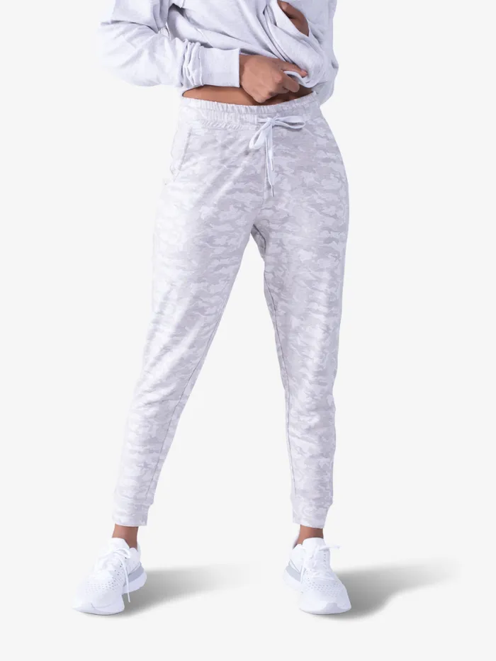 Women Varsity Brushed Lightweight Jogger Tasc Performance Lounge