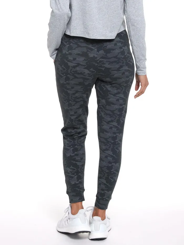 Women Varsity Brushed Lightweight Jogger Tasc Performance Lounge