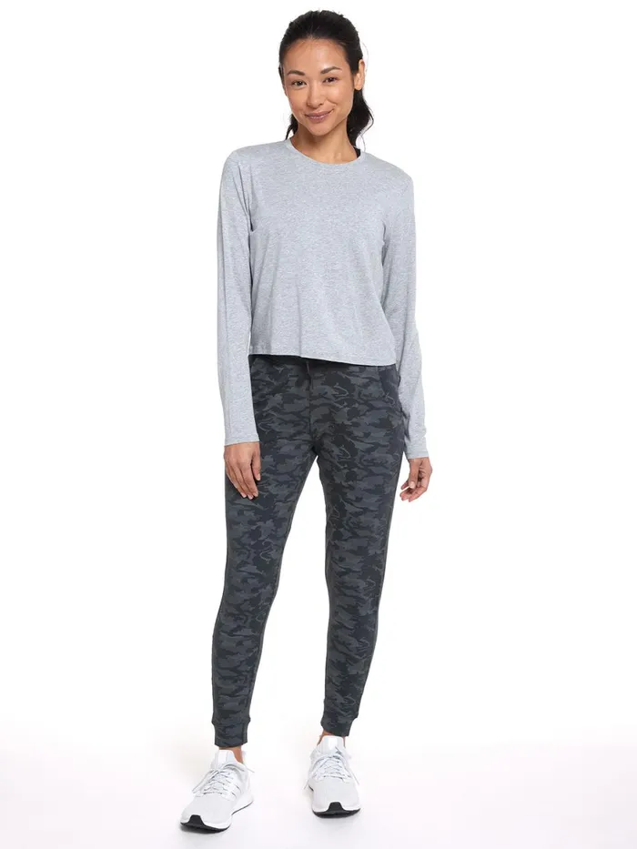 Women Varsity Brushed Lightweight Jogger Tasc Performance Lounge