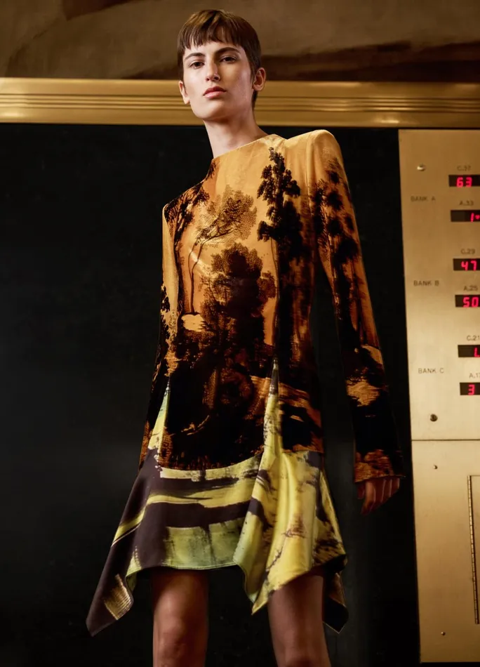 Women Velvet Mock Turtleneck Dress MONSE Dresses