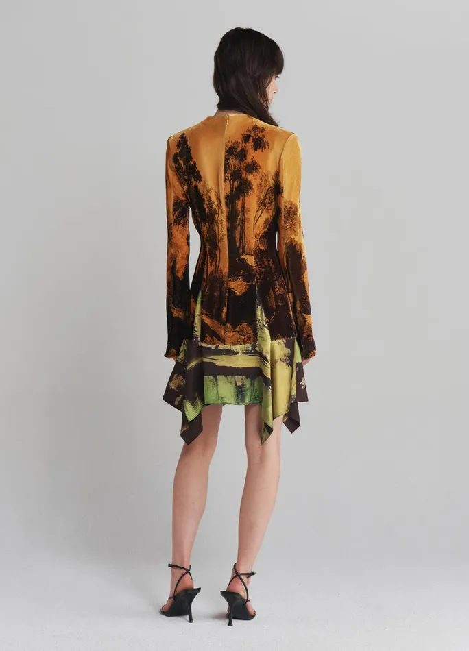 Women Velvet Mock Turtleneck Dress MONSE Dresses