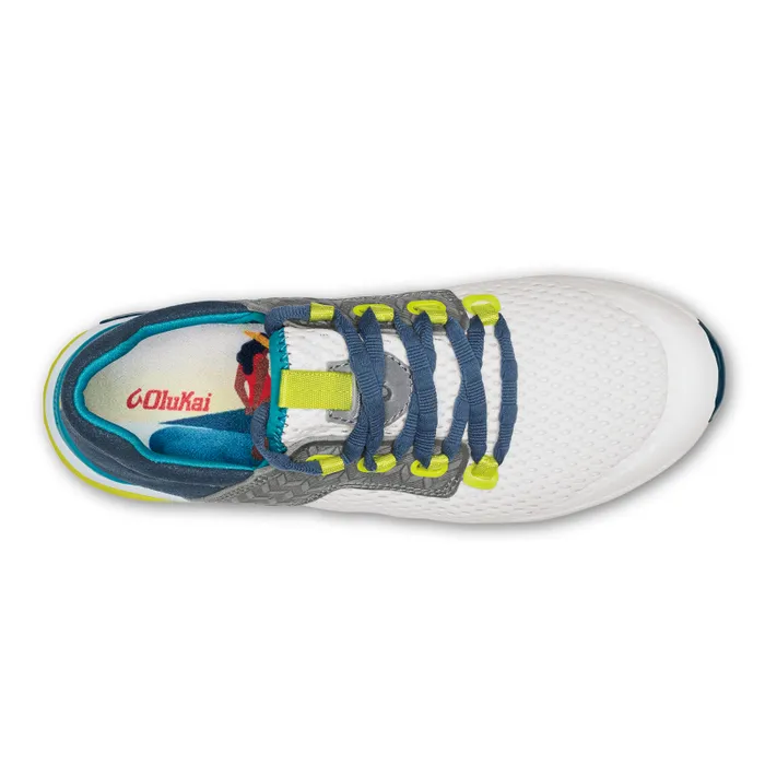 Women Wailuku Womens Athletic Shoes Bright White Lagoon Olukai Athletic Women Wailuku Womens Athletic Shoes Bright White Lagoon Olukai Athletic
