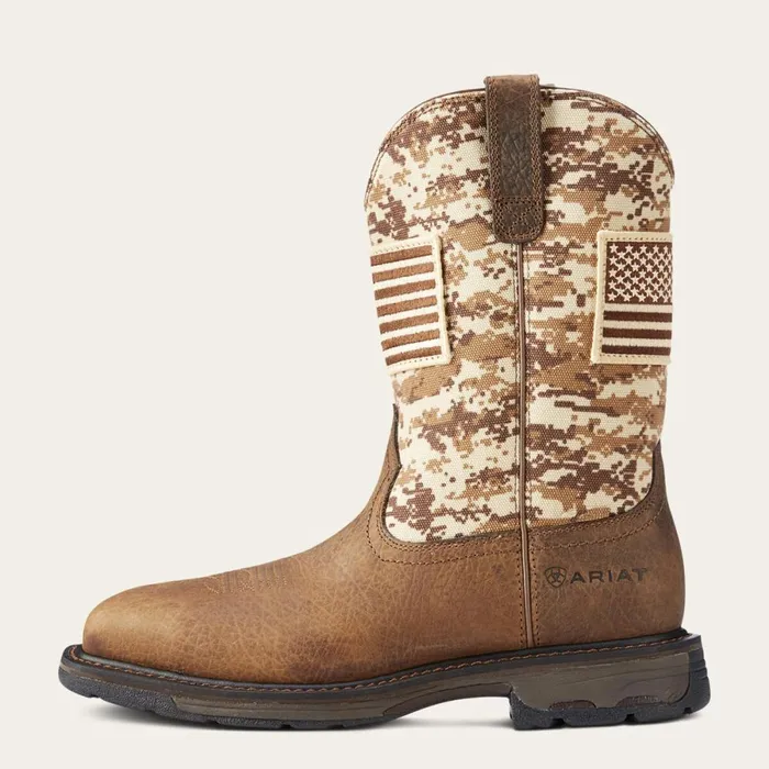 WorkHog Patriot Work Boot Earth Men Ariat Western Boots WorkHog Patriot Work Boot Earth Men Ariat Western Boots