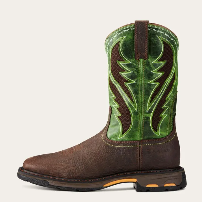 WorkHog Wide Square Toe VentTEK Composite Toe Work Boot Bruin Brown Men Ariat Work Boots WorkHog Wide Square Toe VentTEK Composite Toe Work Boot Bruin Brown Men Ariat Work Boots