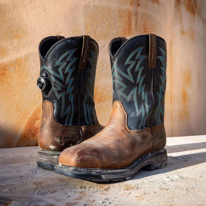 WorkHog XT BOA Carbon Toe Work Boot Dark Earth Men Ariat Work Boots WorkHog XT BOA Carbon Toe Work Boot Dark Earth Men Ariat Work Boots