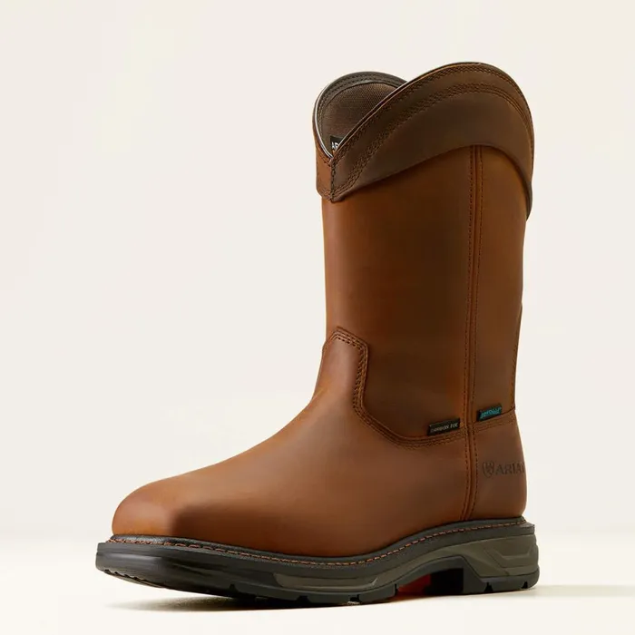 WorkHog XT Wellington Waterproof Carbon Toe Work Boot Distressed Brown Men Ariat Work Boots WorkHog XT Wellington Waterproof Carbon Toe Work Boot Distressed Brown Men Ariat Work Boots