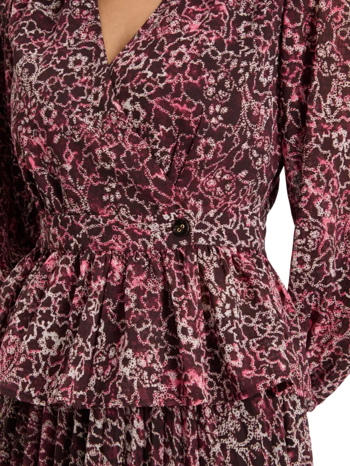 WRAP TOP Mystic Sky Olive Women Scotch and Soda Blouses and Shirts