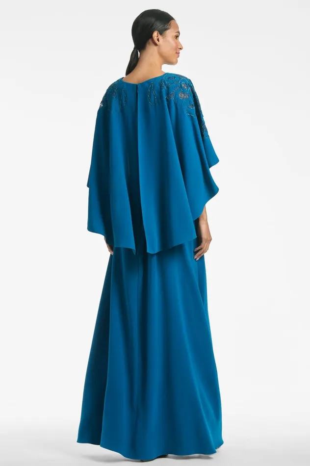 Wren Gown 8211 Moroccan Blue Women Sachin and Babi Formal