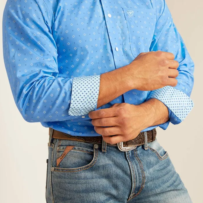 Wrinkle Free Russel Fitted Shirt Regatta Men Ariat Button Down Shirts Wrinkle Free Russel Fitted Shirt Regatta Men Ariat Button Down Shirts