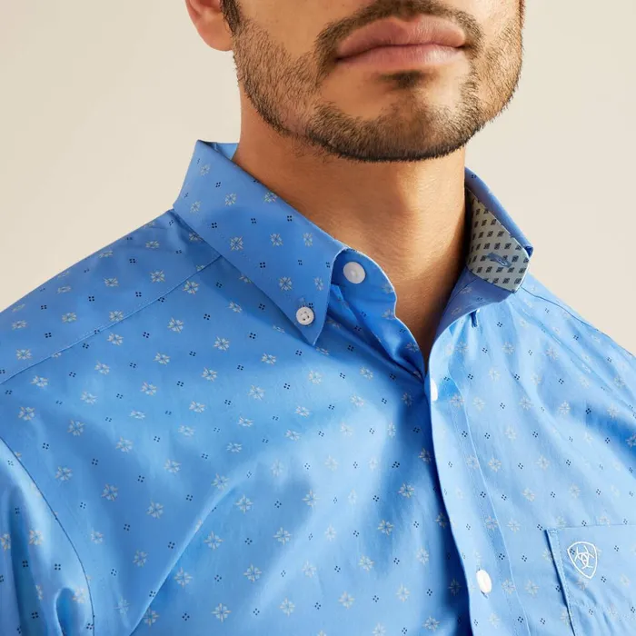 Wrinkle Free Russel Fitted Shirt Regatta Men Ariat Button Down Shirts Wrinkle Free Russel Fitted Shirt Regatta Men Ariat Button Down Shirts