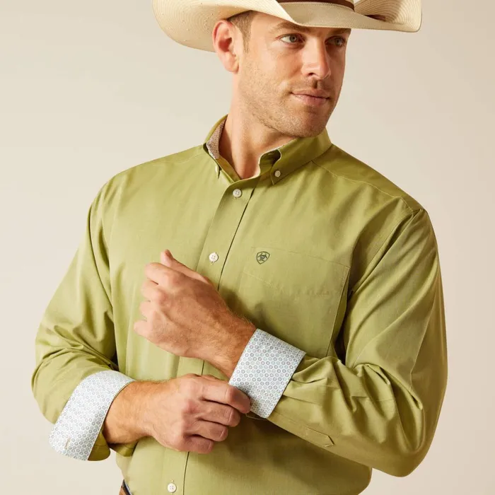 Wrinkle Free Solid Pinpoint Oxford Classic Fit Shirt Sycamore Men Ariat Button Down Shirts Wrinkle Free Solid Pinpoint Oxford Classic Fit Shirt Sycamore Men Ariat Button Down Shirts