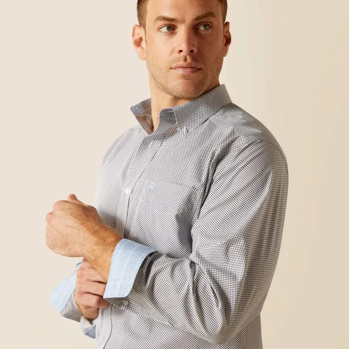 Wrinkle Free Wes Classic Fit Shirt Peacoat Men Ariat Button Down Shirts Wrinkle Free Wes Classic Fit Shirt Peacoat Men Ariat Button Down Shirts