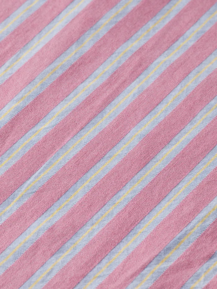 Yarn Dye Dobby Stripe Shirt Blue Stripe Men Scotch and Soda Shirts