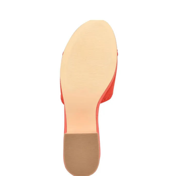 Yickie Platform Slide Sandals Red Women Nine West Heeled Yickie Platform Slide Sandals Red Women Nine West Heeled