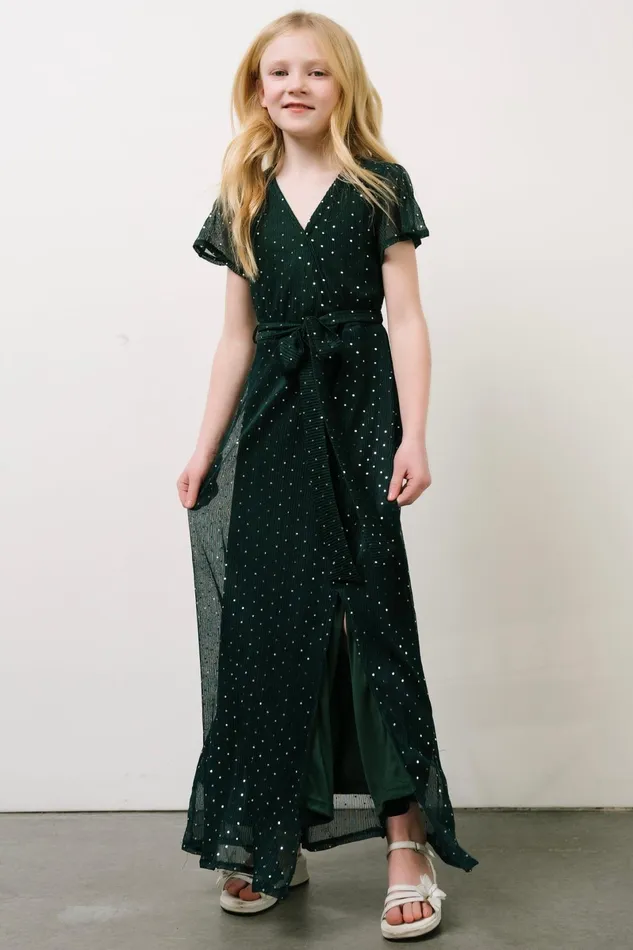 Youth Grace Sparkle Gown Emerald Women Baltic Born Flower Girl
