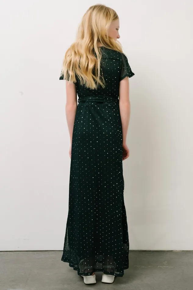 Youth Grace Sparkle Gown Emerald Women Baltic Born Flower Girl