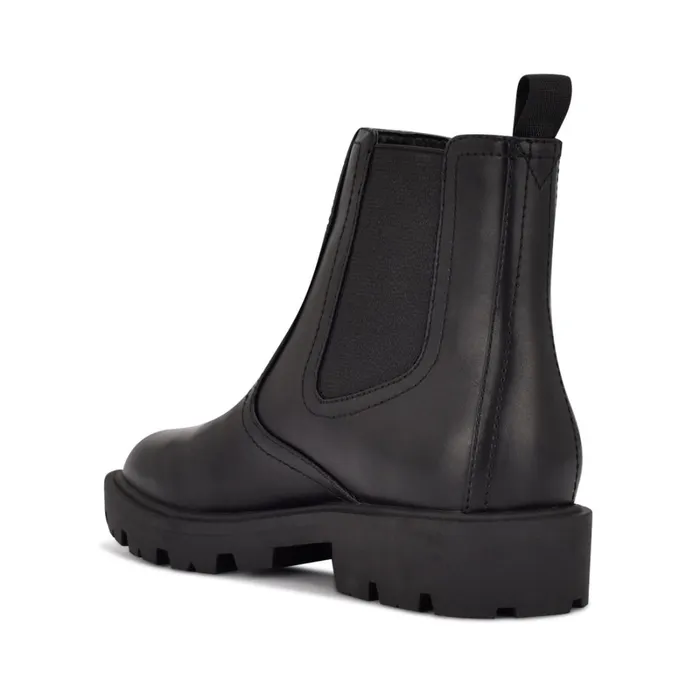 Yullon Lug Sole Chelsea Booties Black Women Nine West Boots and Booties Yullon Lug Sole Chelsea Booties Black Women Nine West Boots and Booties