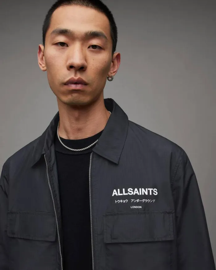 Zito Underground Jacket Ink Blue Men AllSaints Jackets and Coats