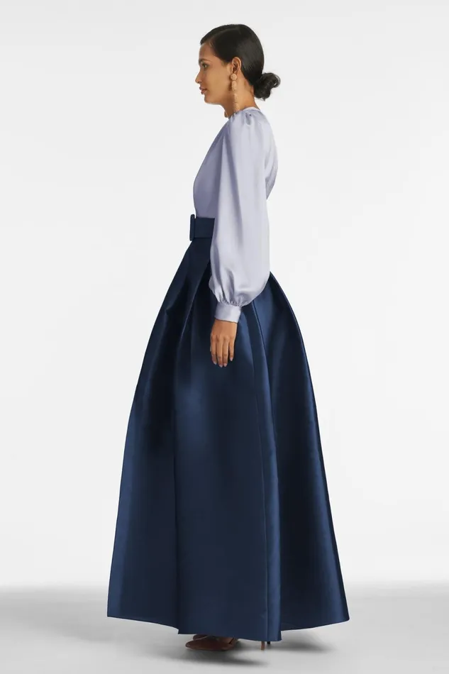 Zoe Gown 8211 Cool GreyNight Sky Women Sachin and Babi Covered