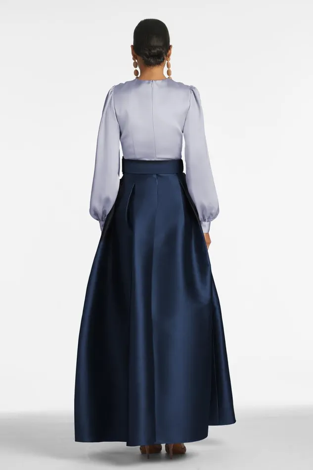Zoe Gown 8211 Cool GreyNight Sky Women Sachin and Babi Covered