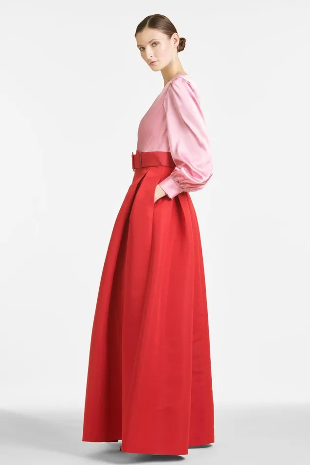 Zoe Gown 8211 RoseCherry Red Women Sachin and Babi Formal