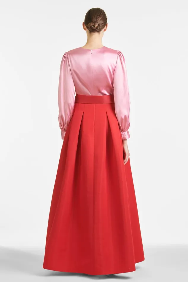 Zoe Gown 8211 RoseCherry Red Women Sachin and Babi Formal